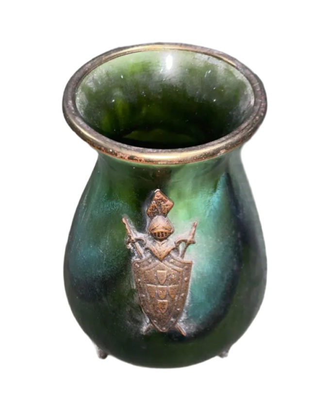 Vaso Antigo com Detalhes em Bronze - Image 2