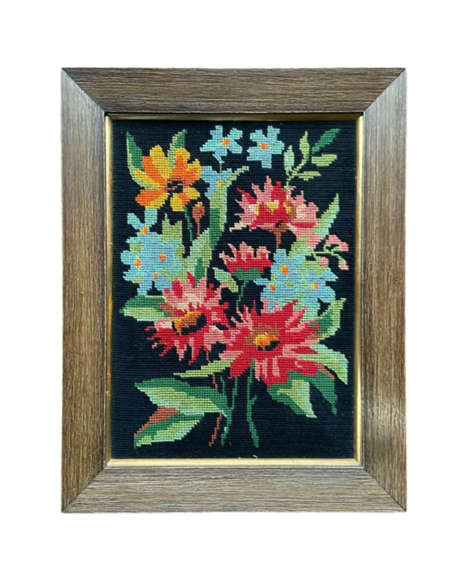 Quadro Flores em Tecido