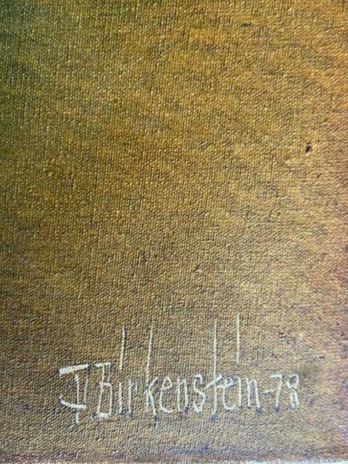 Pedro Birkenstein - Sem Título - Óleo Sobre Tela 1978 - Image 2