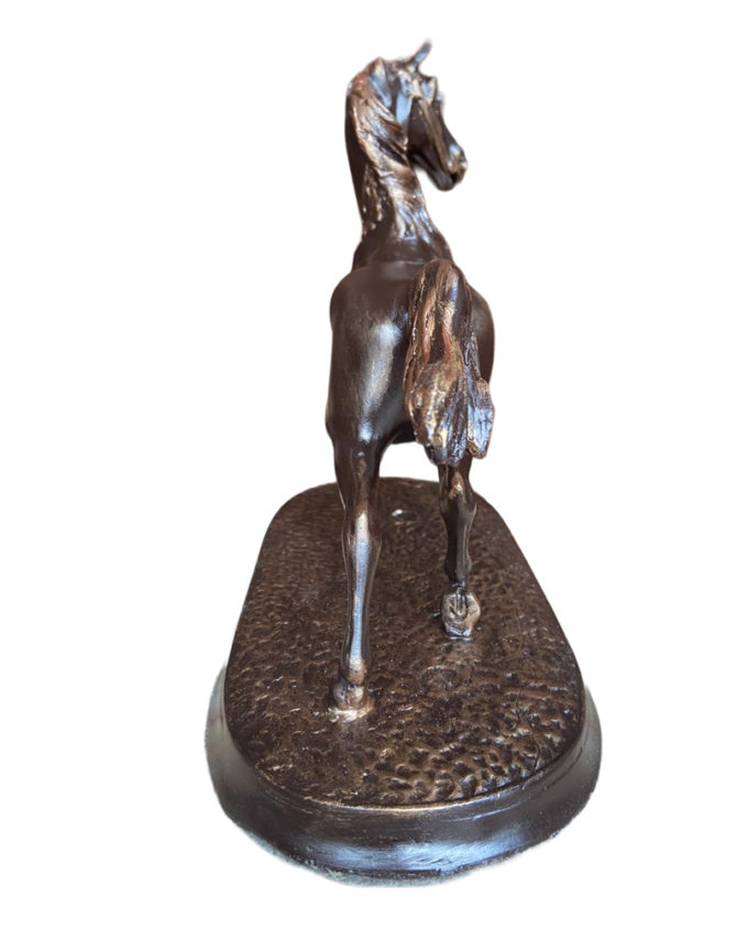 Escultura Cavalo em Petit Bronze - Imagem 4