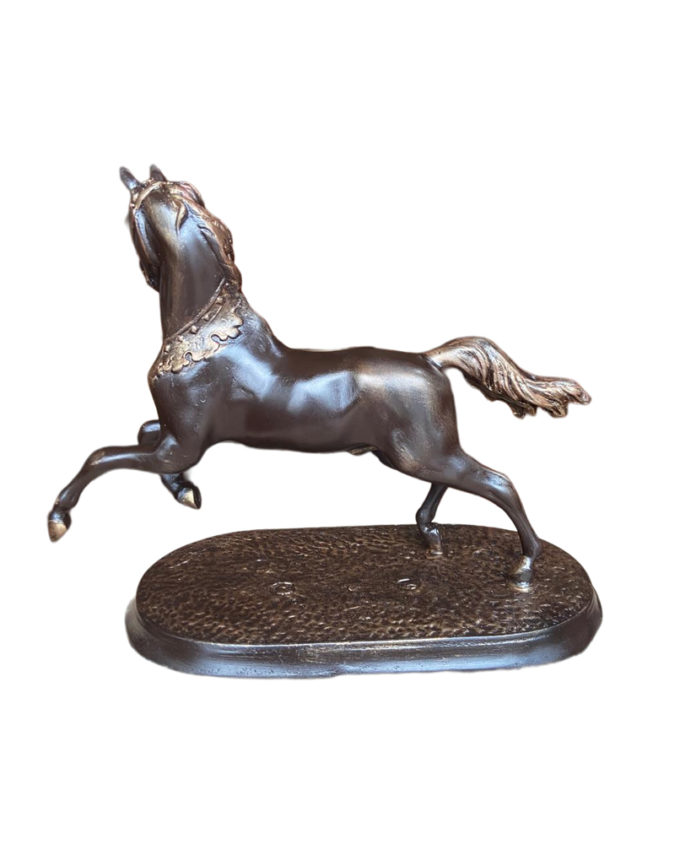 Escultura Cavalo em Petit Bronze - Imagem 2