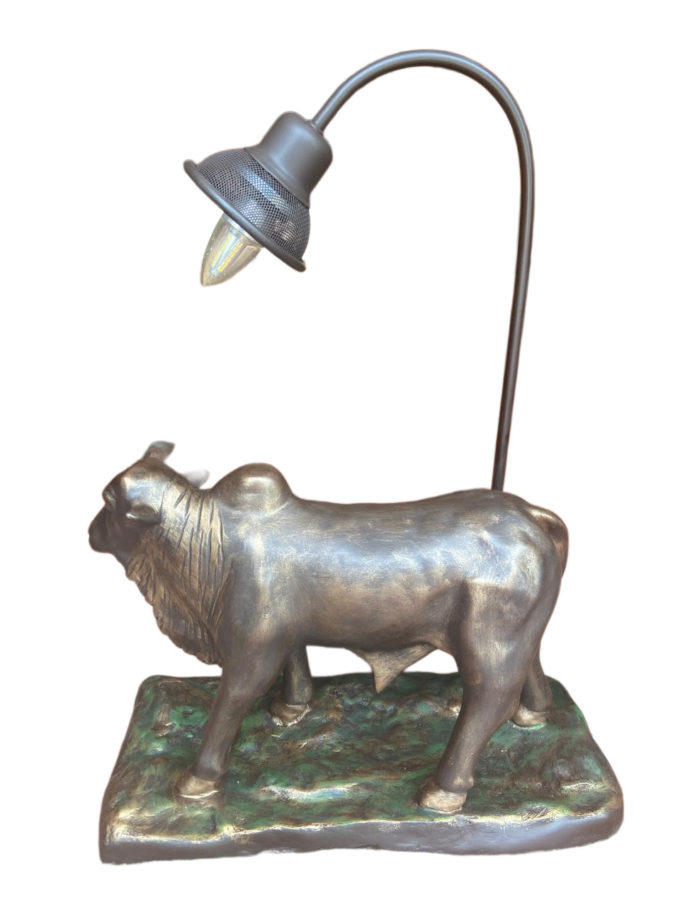 Escultura Abajur em Petit Bronze - Imagem 2