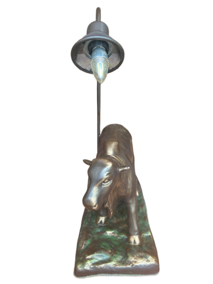 Escultura Abajur em Petit Bronze - Imagem 4