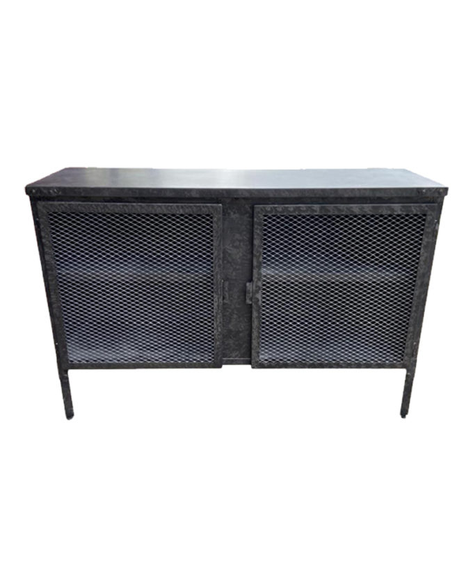 Buffet de Metal Estilo Industrial com 2 portas