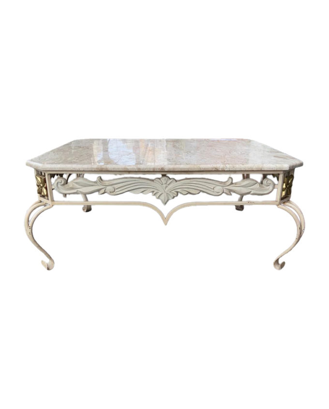 Mesa de Centro Com Tampo de Mármore