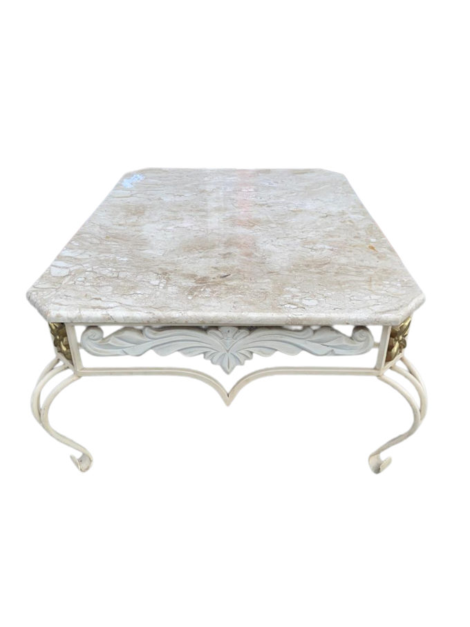 Mesa de Centro Com Tampo de Mármore - Imagem 3