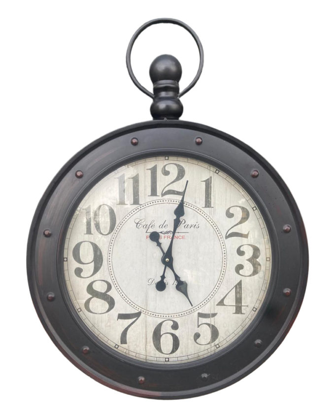 Relógio Vintage de Parede 60 cm