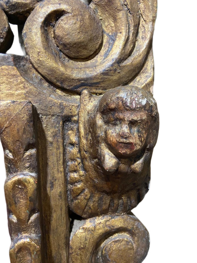 Espelho Grande de Madeira Antigo - Imagem 3