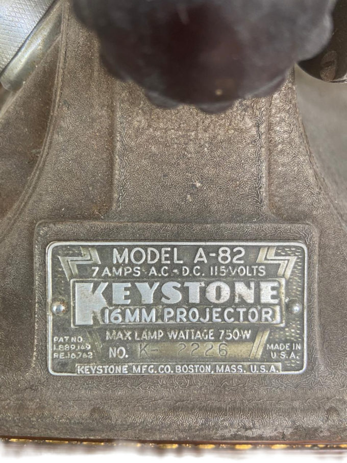 Projetor Antigo Keystone Model A-82 - Imagem 4