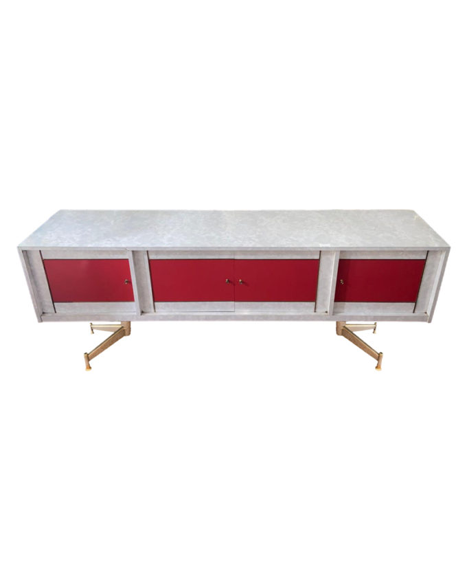 Buffet Antigo Vermelho Anos 60 - Imagem 2
