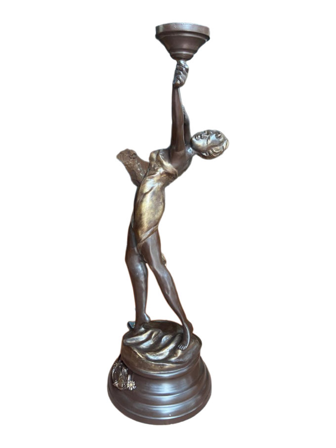 Luminária/Escultura Dançarina em Petit Bronze - Imagem 3