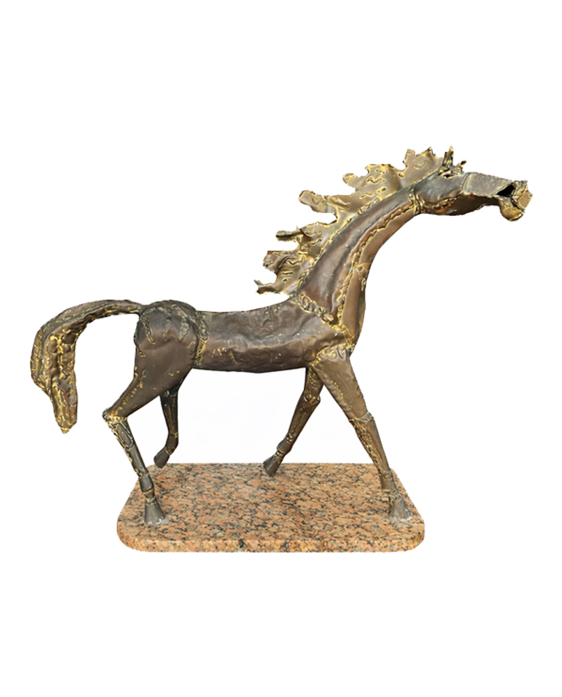 Escultura Cavalo em Latão - Domingo Soto - Imagem 2